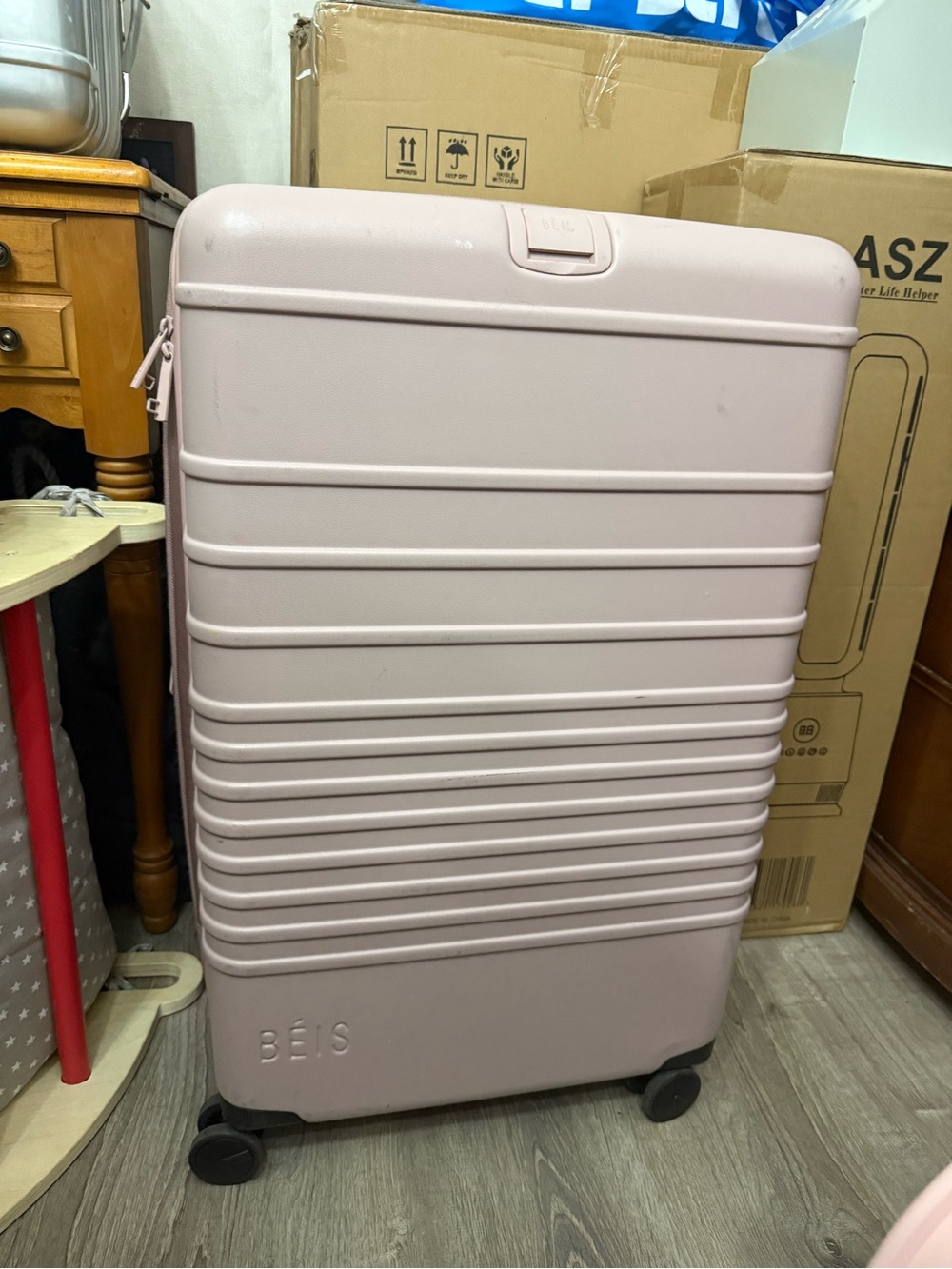 Atlas pink large Hardshell Rolling Luggage β Lightweight Travel Carry